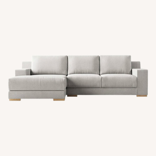 Used West Elm Dalton 111" Left Chaise Sectional for sale on AptDeco
