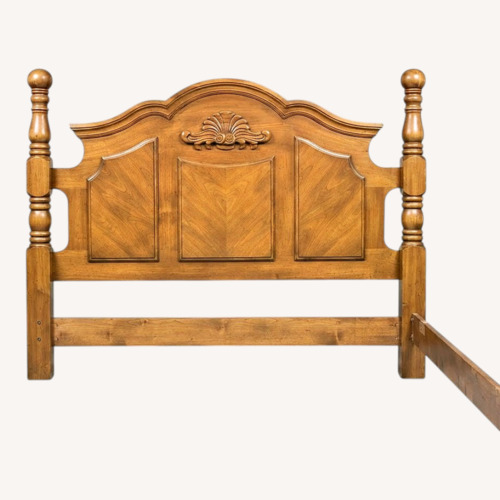 Used Wood Head and Footboard  for sale on AptDeco