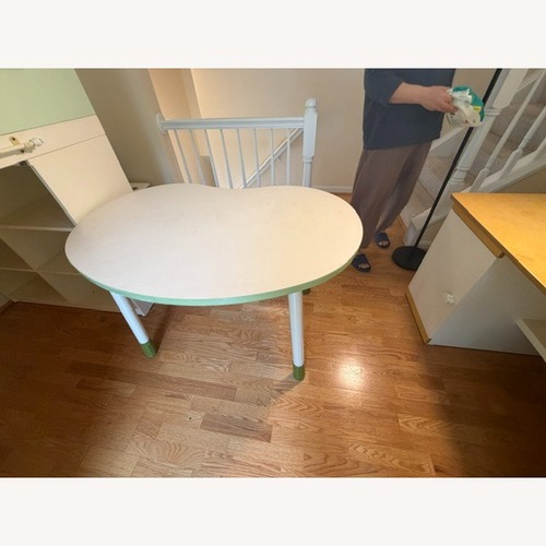 Used White Wood Play Table for sale on AptDeco
