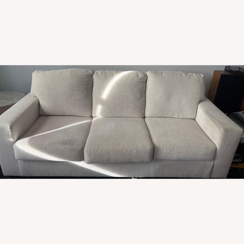 Used Raymour & Flanigan Natural Fabric 3+ Seater Sofa for sale on AptDeco