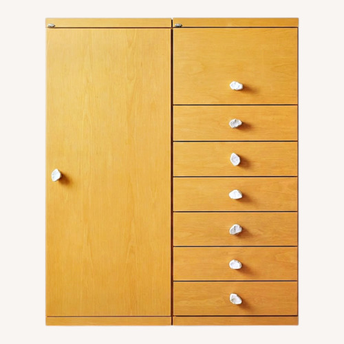 Used Children's Wooden Wardrobe for sale on AptDeco