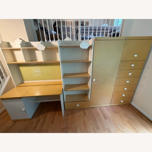Used Children's Wooden Wardrobe for sale on AptDeco