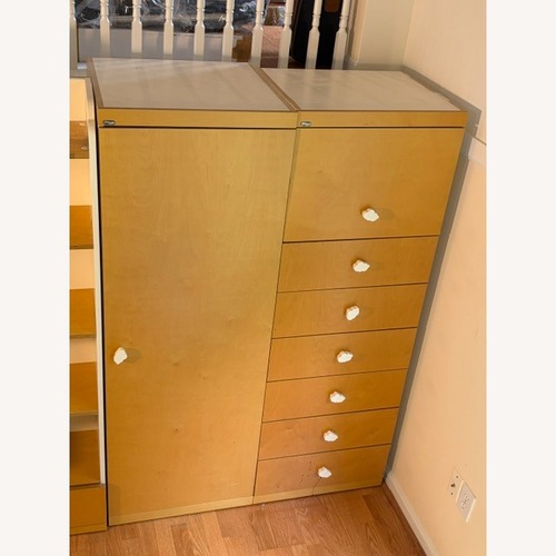 Used Children's Wooden Wardrobe for sale on AptDeco