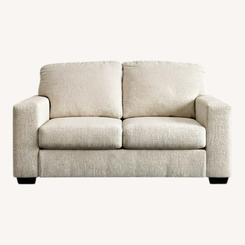 Used Raymour & Flanigan Natural Fabric 2 Seater Sofa for sale on AptDeco