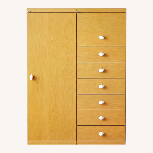 Used Light Brown Wood Dresser for sale on AptDeco