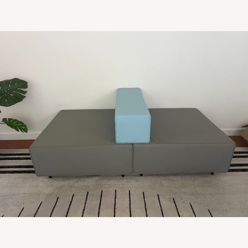 Used Modern Modular Bench Seating with Bolster Backrest for sale on AptDeco