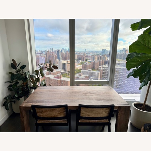 Used France and Son Jude Natural Wood Dining Chairs for sale on AptDeco