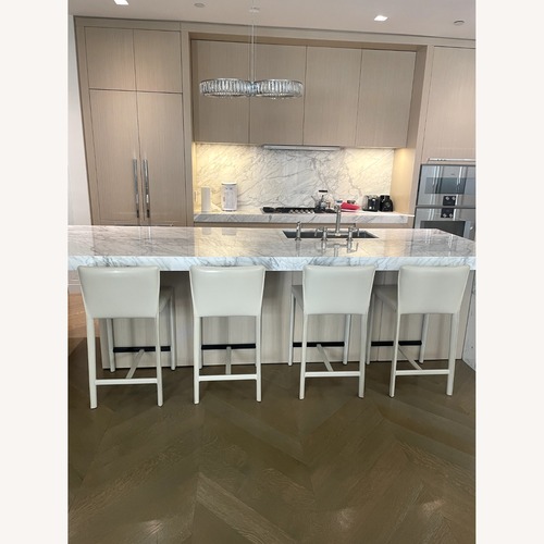 Used Room & Board Sava Counter Stools in Ivory for sale on AptDeco