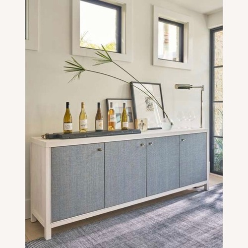 Used Universal Furniture White Wood Media Storage for sale on AptDeco