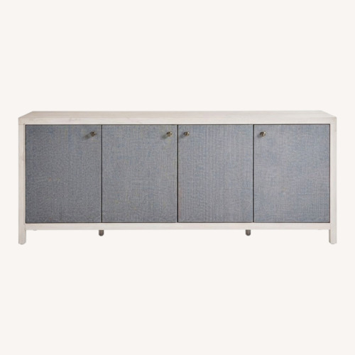 Used Universal Furniture White Wood Media Storage for sale on AptDeco