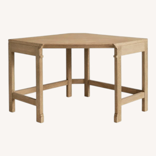 Used Pottery Barn Corner Wood Desk  for sale on AptDeco