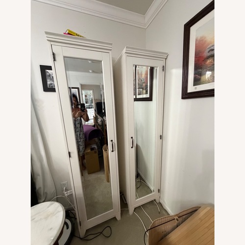 Used Pottery Barn Hampton Locker Cabinets With Drawers for sale on AptDeco