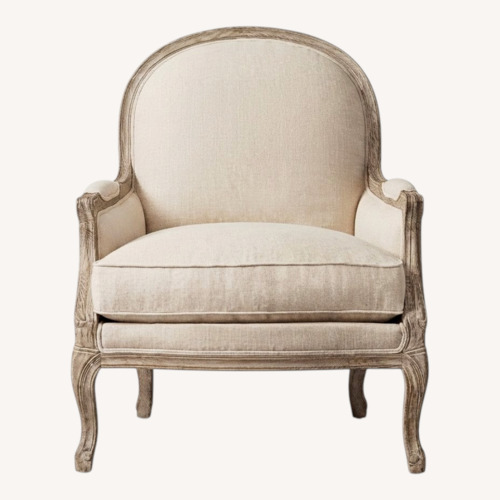 Used Restoration Hardware Lyon Chair and Ottoman for sale on AptDeco