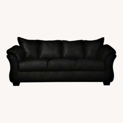 Used Ashley Furniture Darcy Sofa with Throw Pillows for sale on AptDeco