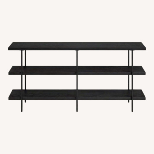 Used AllModern Black Wood 3 Shelf Bookcase for sale on AptDeco