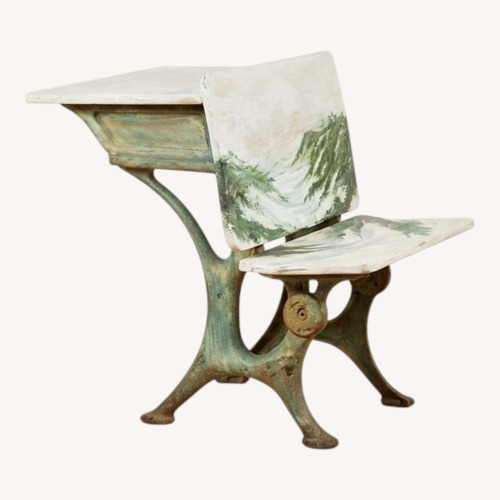 Used Vintage/Antique Natural Chair and a Half for sale on AptDeco