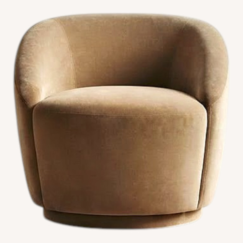 Used Restoration Hardware Lecco Swivel Chair Holland & Sherry Wool for sale on AptDeco