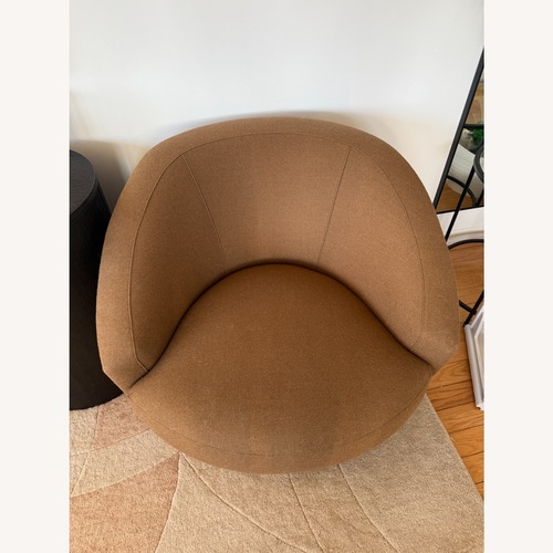Used Restoration Hardware Lecco Swivel Chair Holland & Sherry Wool for sale on AptDeco