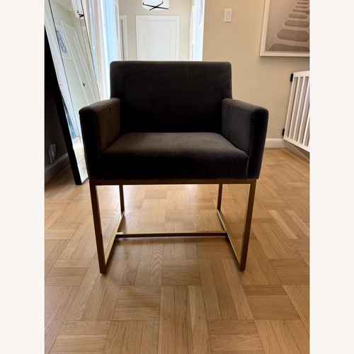 Used Restoration Hardware Gray Dining Chairs Set of 4 for sale on AptDeco