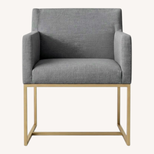 Used Restoration Hardware Gray Dining Chairs Set of 4 for sale on AptDeco