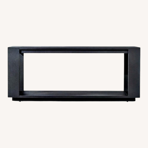 Used Restoration Hardware Gray Oak Console Table for sale on AptDeco