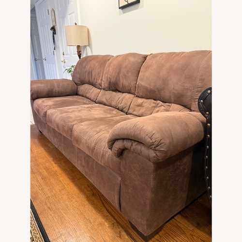 Used Ashley Furniture Dark Brown 3+ Seater Sofa for sale on AptDeco