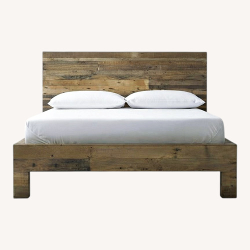 Used West Elm Wood Full Bed for sale on AptDeco