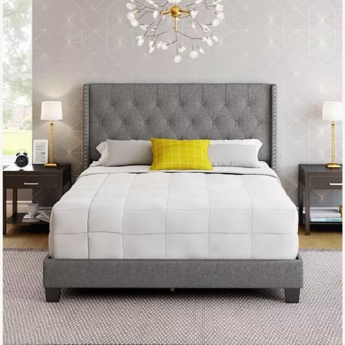 Used Macy's Light Gray Headboard King for sale on AptDeco