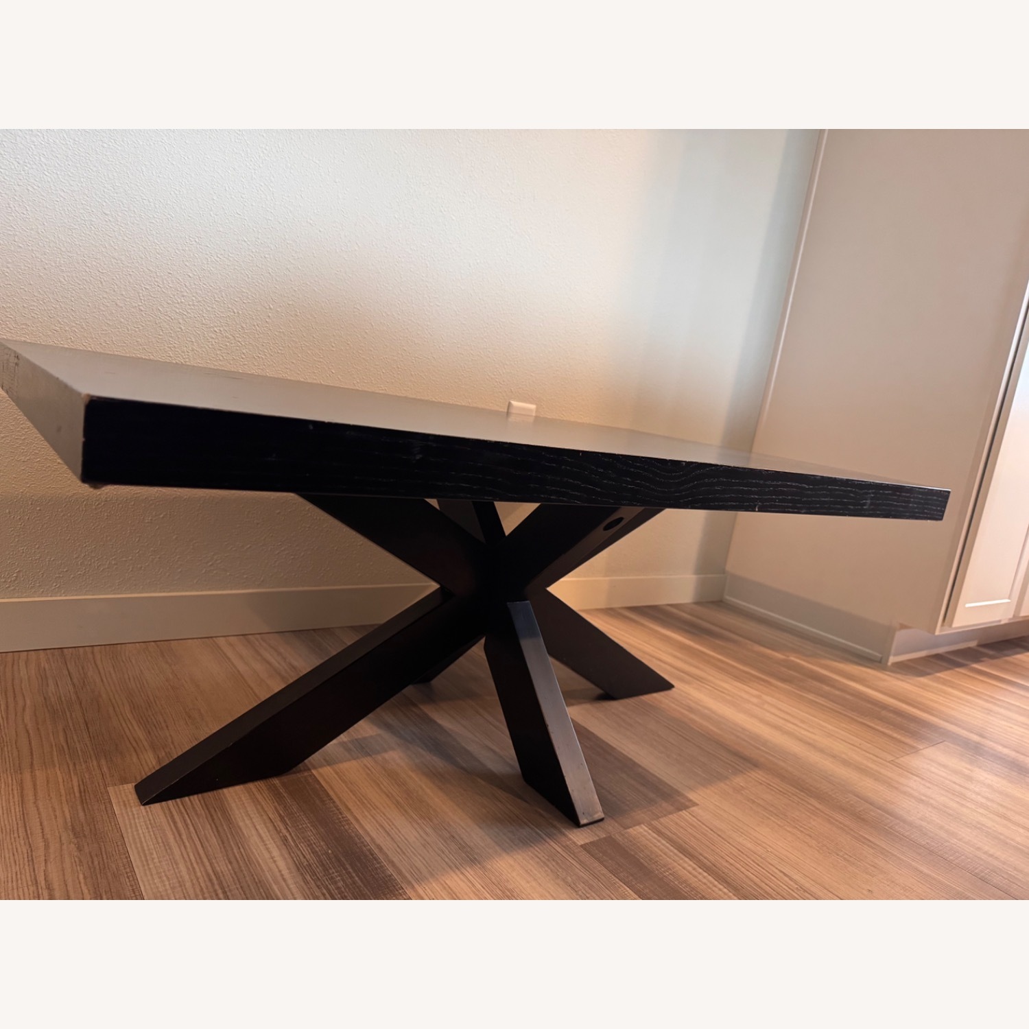 Black Wood Veneer Coffee Table - image-2