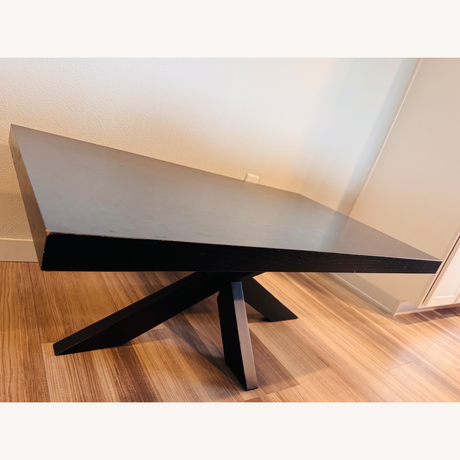 Black Wood Veneer Coffee Table - image-1