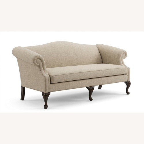 Used Camel Back Sofa (Chippendale Design) for sale on AptDeco