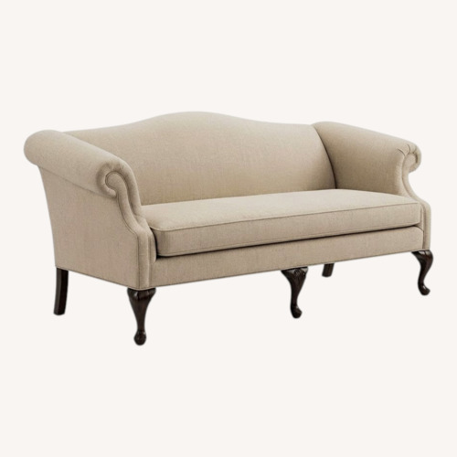Used Camel Back Sofa (Chippendale Design) for sale on AptDeco