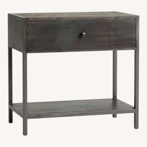 Used Pottery Barn Big Daddy's Antiques Metal Nightstand for sale on AptDeco