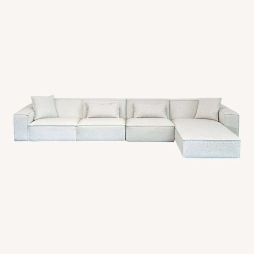 Used Rove Concepts Porter Modern Boucle Sectional Sofa for sale on AptDeco