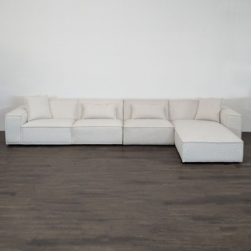 Used Rove Concepts Porter Modern Boucle Sectional Sofa for sale on AptDeco
