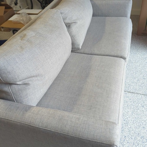 Used Crate & Barrel Modern Gray Loveseat - Comfortable for sale on AptDeco
