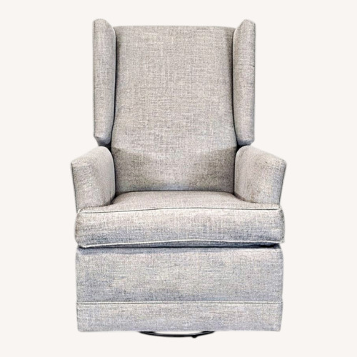 Used Pottery Barn Wingback Recliner Swivel Glider for sale on AptDeco