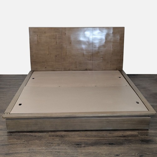 Used Restoration Hardware Modern Wood Platform Bed for sale on AptDeco