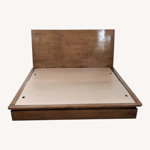 Used Restoration Hardware Modern Wood Platform Bed for sale on AptDeco