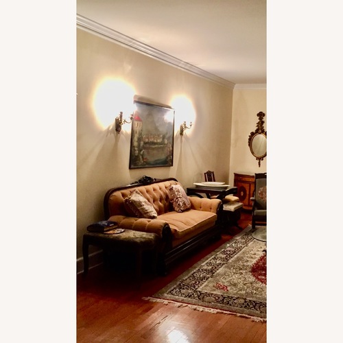 Used Vintage/Antique Light Brown 3+ Seater So for sale on AptDeco