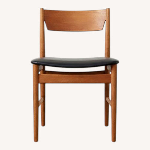 Used 4 Vintage Edmund Homa Polish MCM Dining Chairs for sale on AptDeco