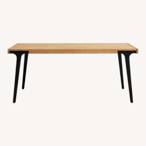 Used Crate & Barrel Lakin Expandable Dining Table for sale on AptDeco