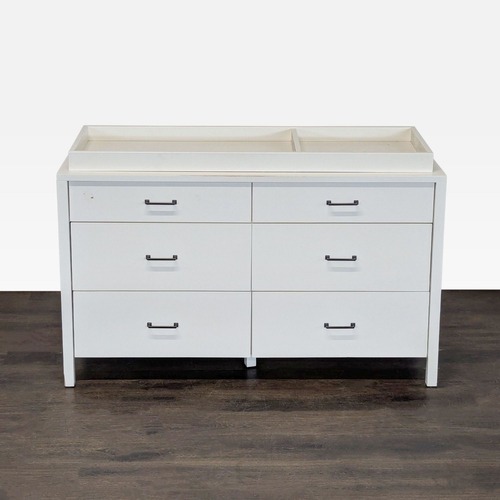 Used Pottery Barn Kids Camden White 6-Drawer Dresser for sale on AptDeco