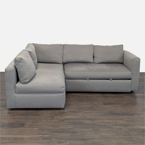 Used Room & Board Oxford Gray Sectional Sofa for sale on AptDeco