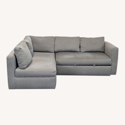 Used Room & Board Oxford Gray Sectional Sofa for sale on AptDeco