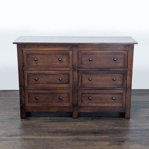 Used Room & Board 6-Drawer Wooden Dresser in Dark Brown for sale on AptDeco