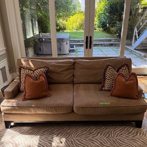 Used Pottery Barn Seabury 3-Seat Beige Sofa for sale on AptDeco