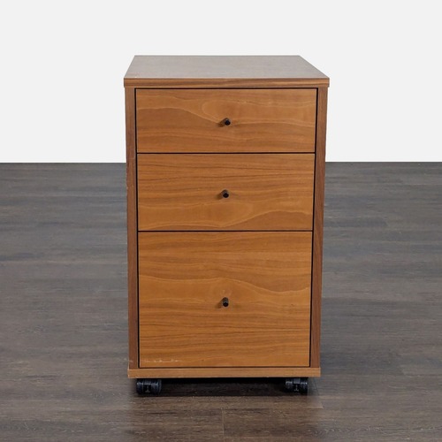 Used Room & Board Sequel 3-Drawer Wood Mobile Cabinet for sale on AptDeco