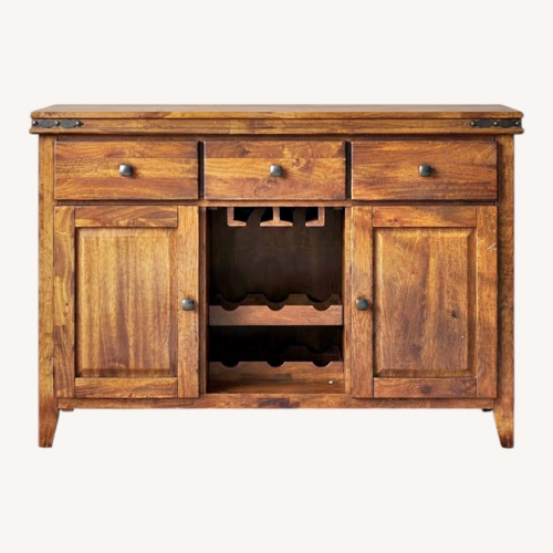Used Bob's Discount Furniture Dark Brown Sideboard for sale on AptDeco