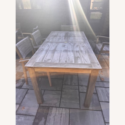 Used Fortunoff Natural Wood Patio Furniture for sale on AptDeco